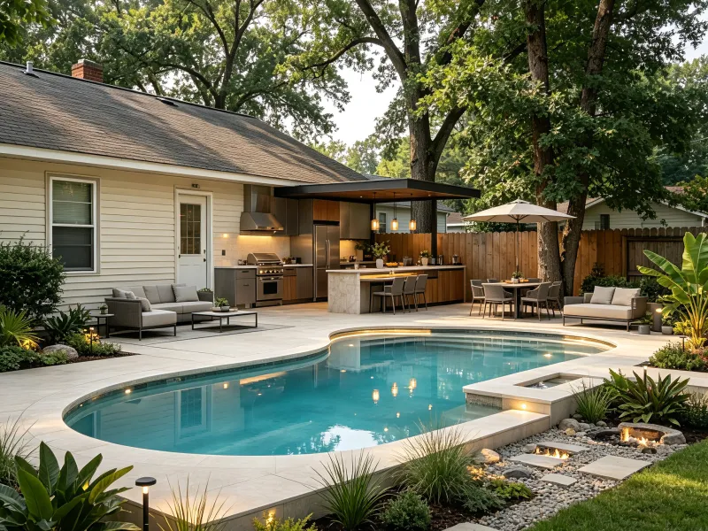 Free AI Backyard Design Generator - After Generation