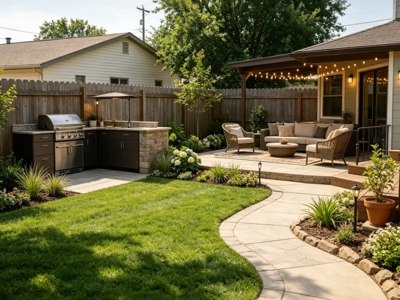 Free AI Backyard Design Review by Landscape Contractor - After Generation