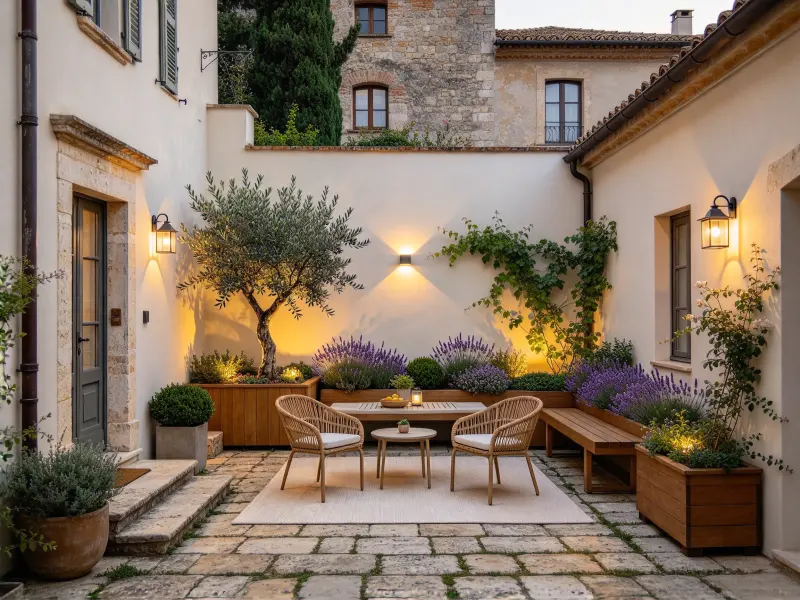 AI Courtyard Design review by homeowner - after generation