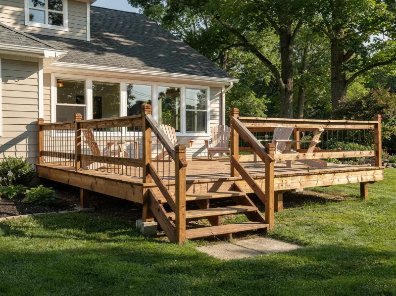 Free AI Deck Design review by real estate stylist - After Generation