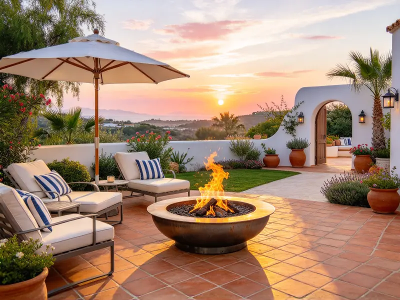 AI fire pit design review by garden renovator - After generation