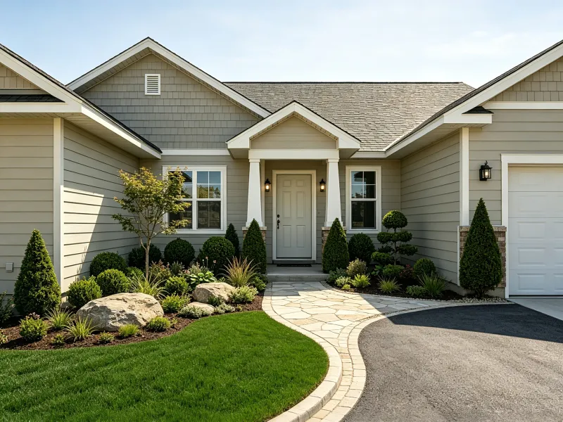 Free AI Front Yard Design Generator - After Generation