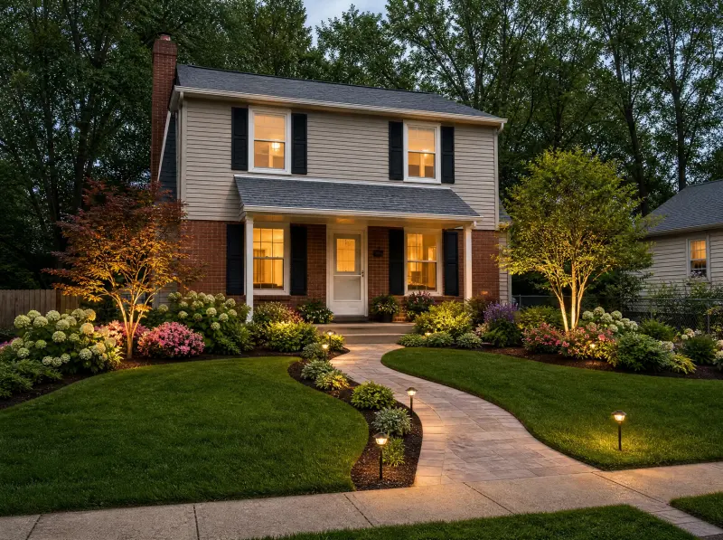 AI Front Yard Design review by a homeowner - After Generation
