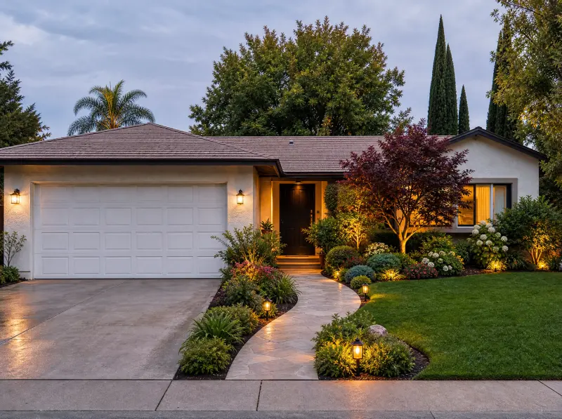 AI Front Yard Design review by a real estate advisor - After Generation