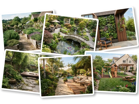 Various Garden Styles, Fully Customizable