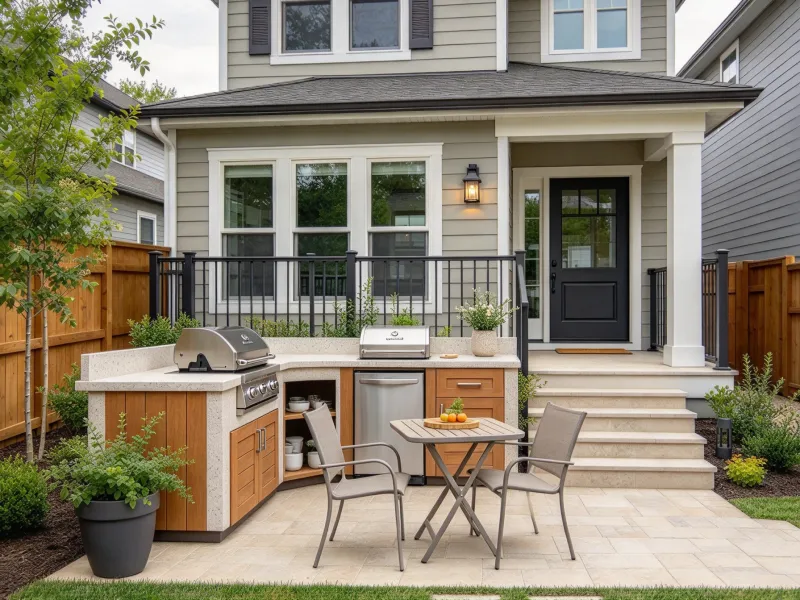 See the Kitchen on Your Existing Patio or Deck