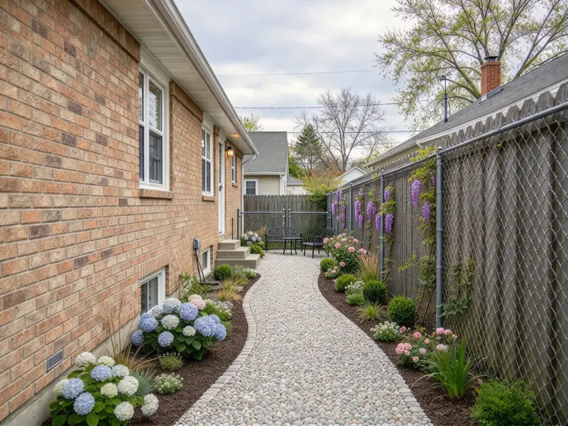 AI Side Yard Design Review by Homeowner - After Generation