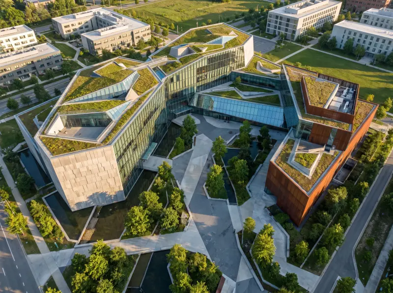 Architectural Visualization in a real site context