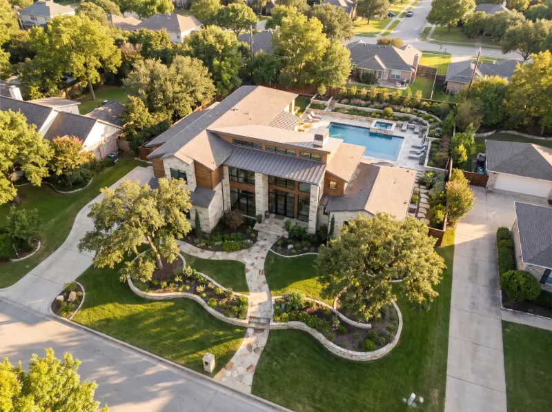 Residential Landscape in a real site context