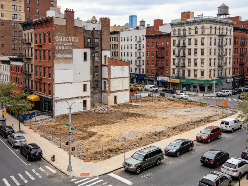 Site photo before architectural context rendering