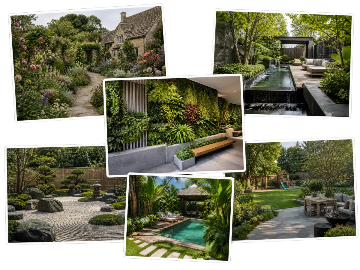 Garden styles to explore with AI landscape design
