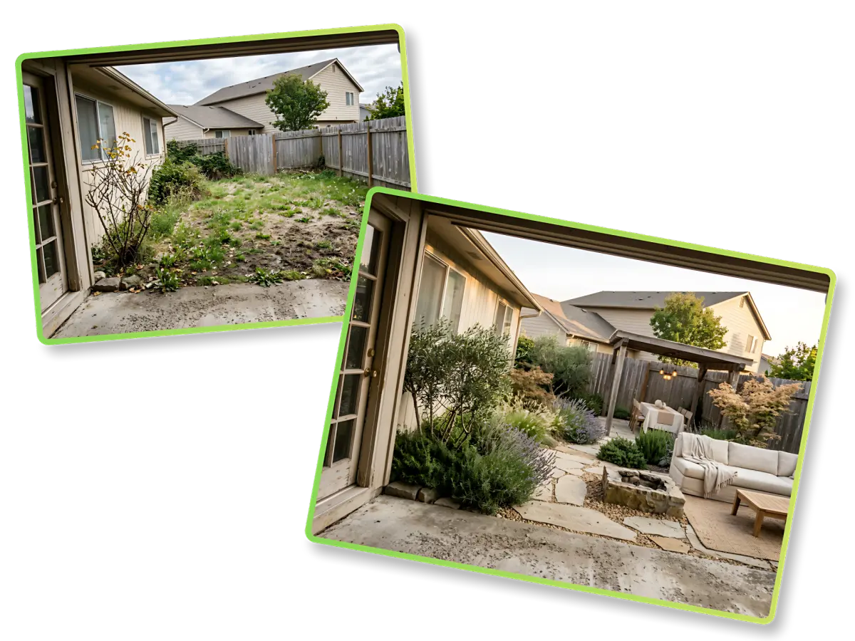 Landscape Design AI getting started interface