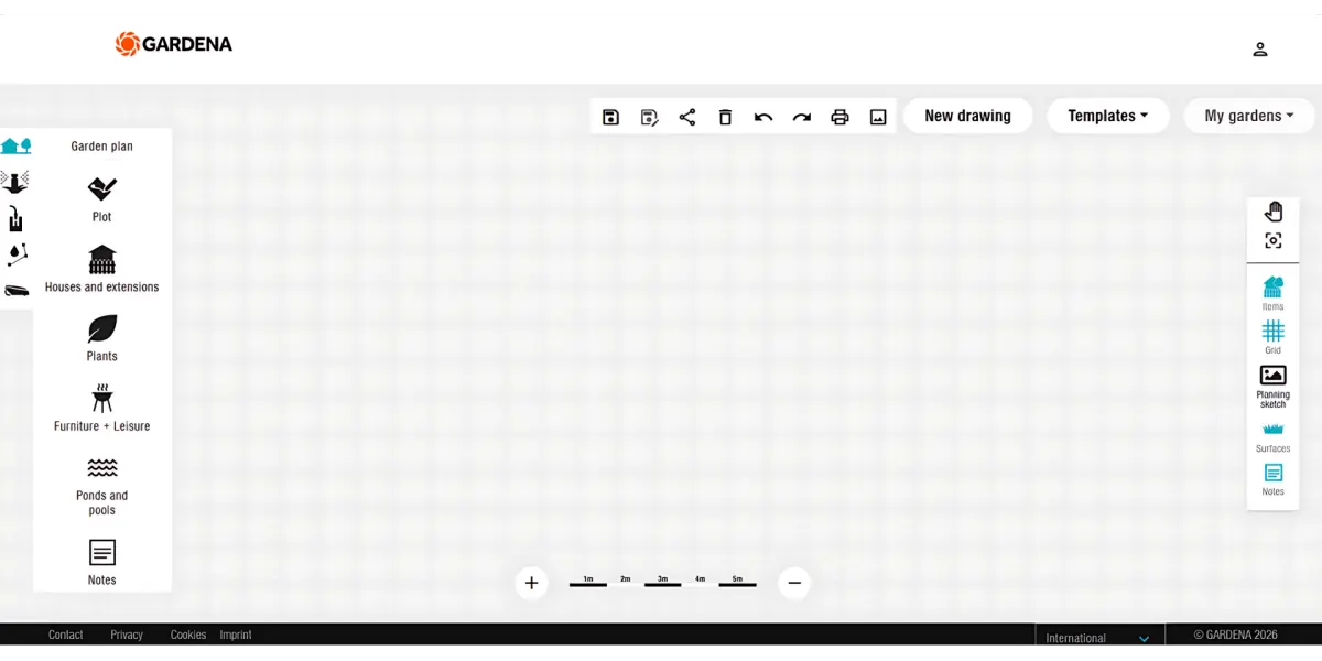 Plan-a-Garden planning tool interface