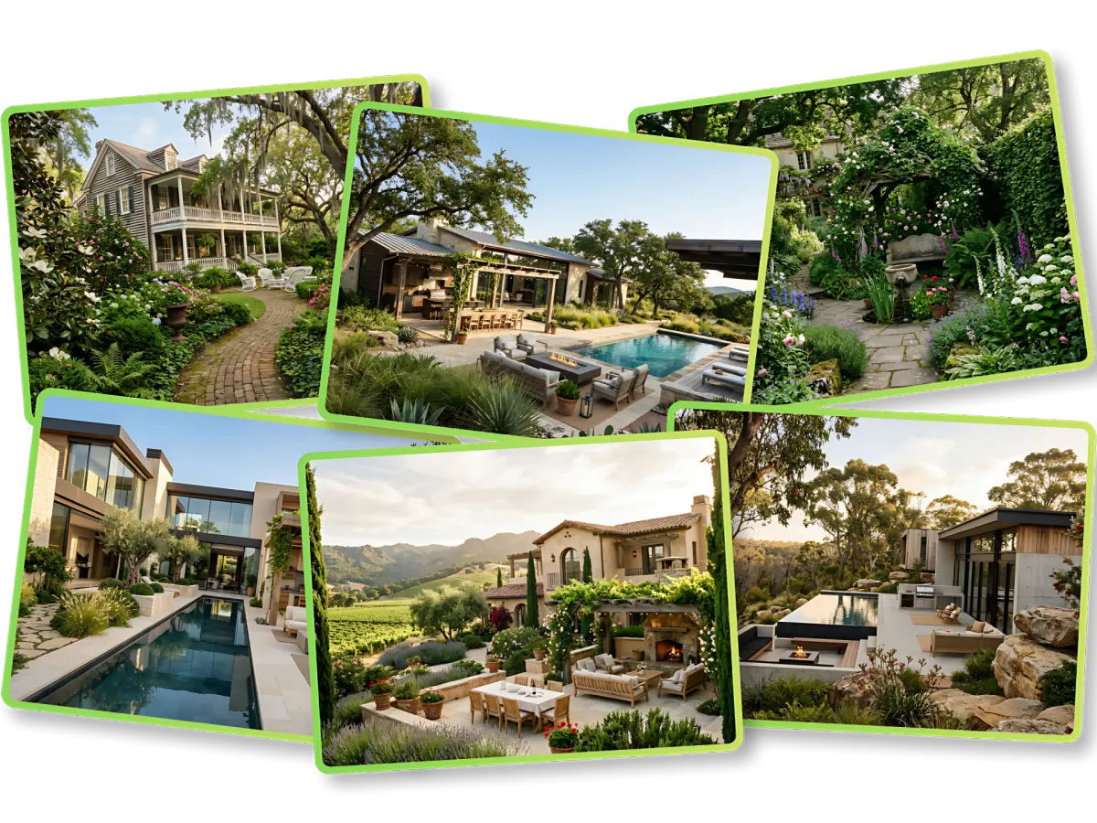 Garden photography and design tips example