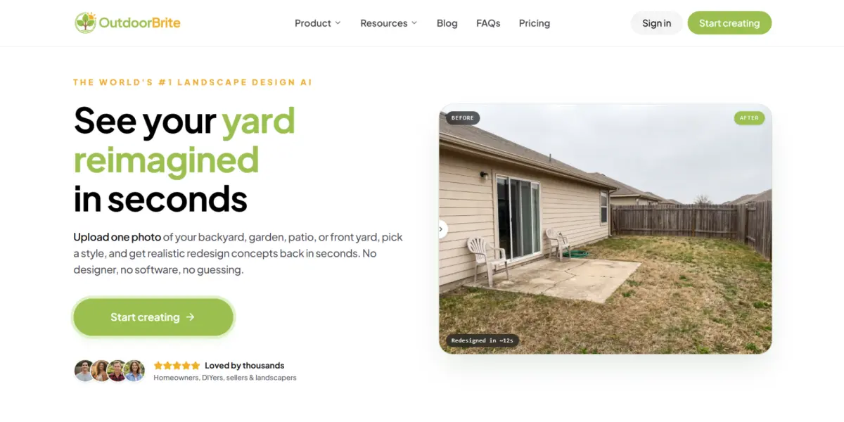 OutdoorBrite best for paid photo-based concepts