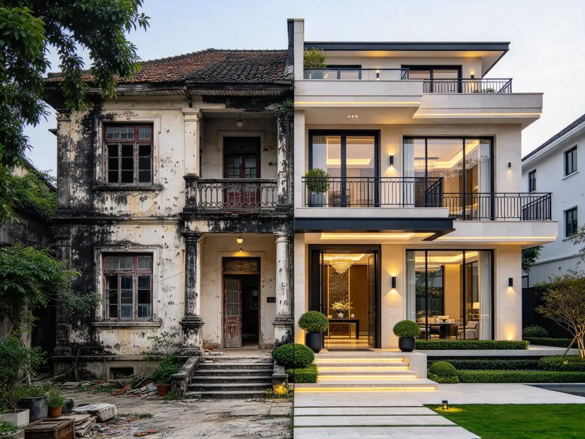 how to renovate an old house