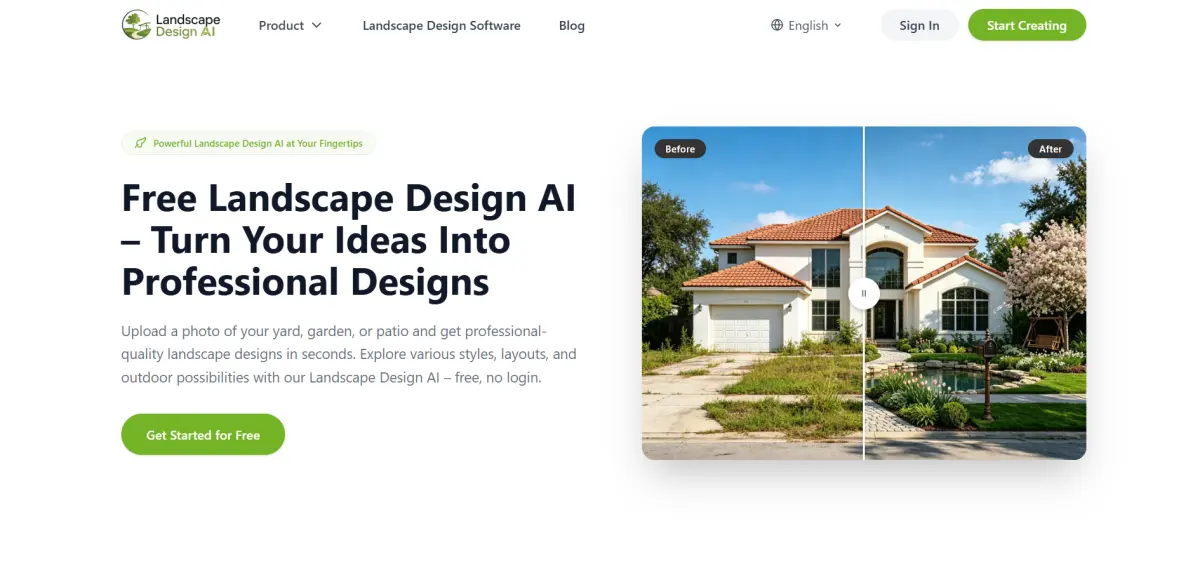 Choosing an AI tool for a landscape design decision