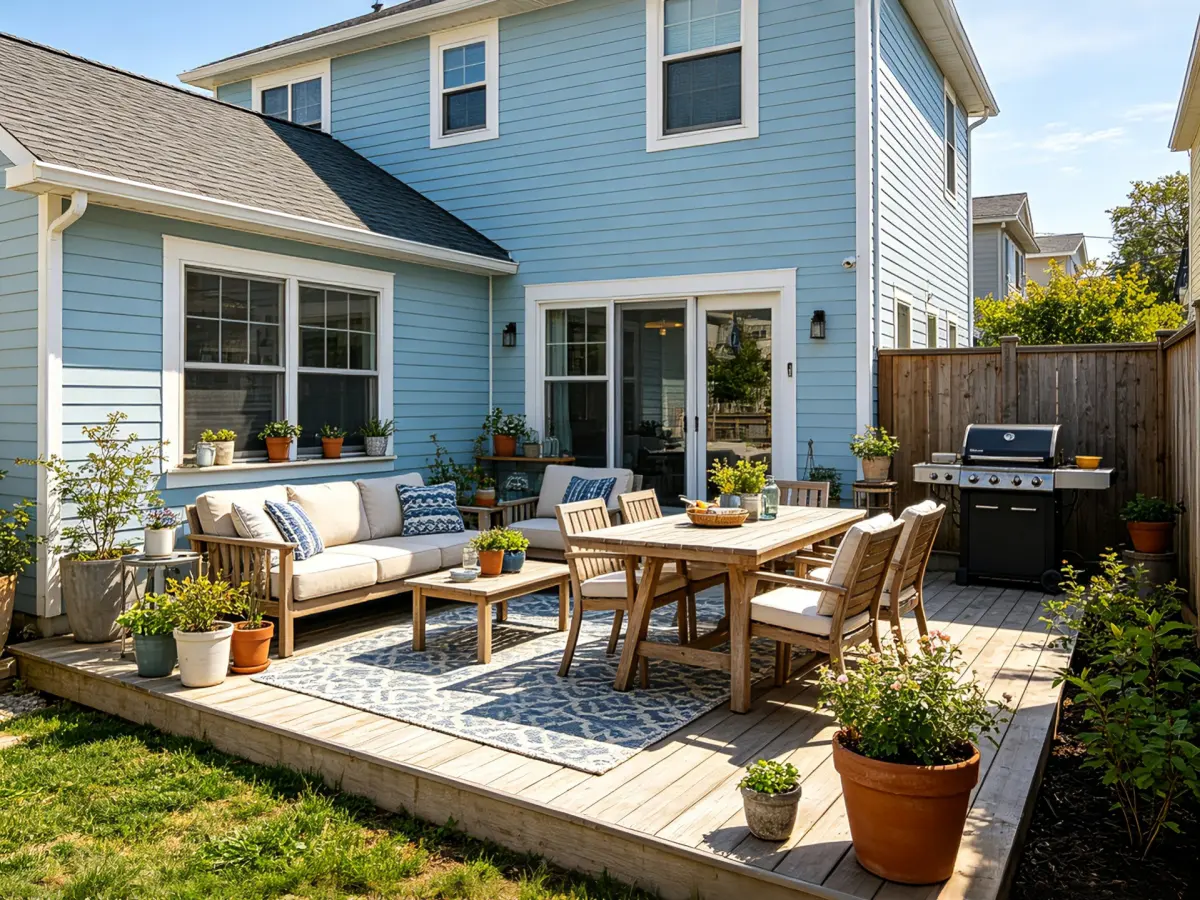 Patio and terrace landscape design for comfortable outdoor living