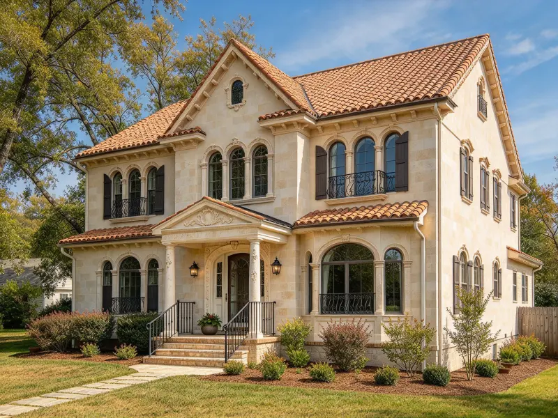 Italianate exterior home remodel concept