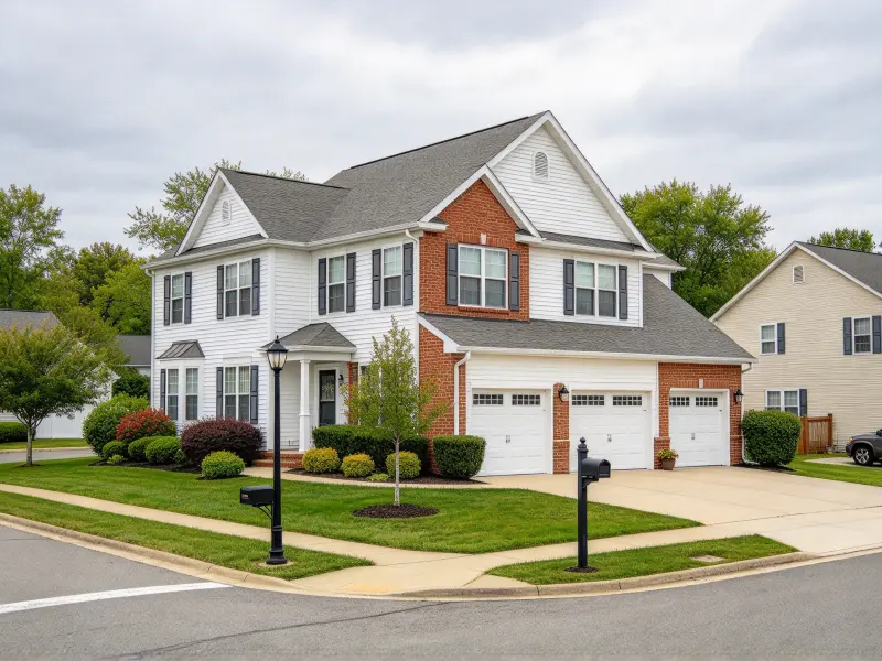 Home exterior before the homeowner remodel concept