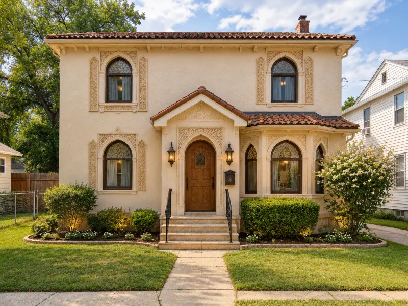 Exterior home remodel concept reviewed by a residential property investor