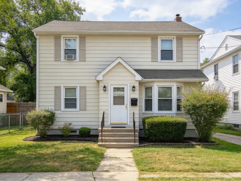 Property exterior before the residential investor remodel concept