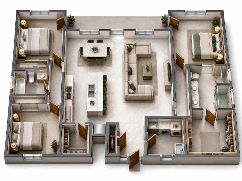 Generate and Review Your 3D Render