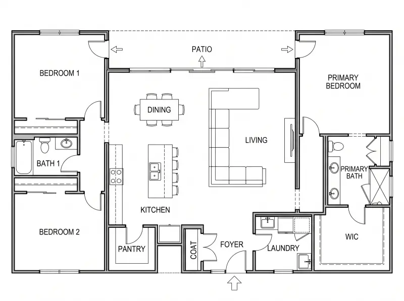 Upload Your 2D Floor Plan
