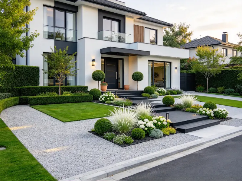 Free AI landscape generator from photo for front yard and curb appeal