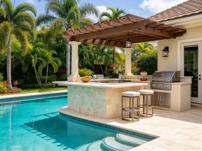 Poolside