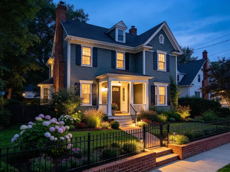 Fences, Garden Borders, and Outdoor Lighting