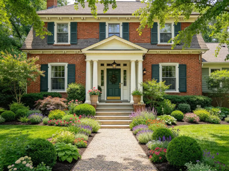 Front Yard Landscaping for Old Houses