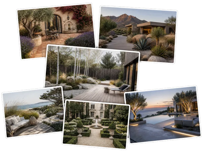 Explore More Styles with AI Landscape Design Software