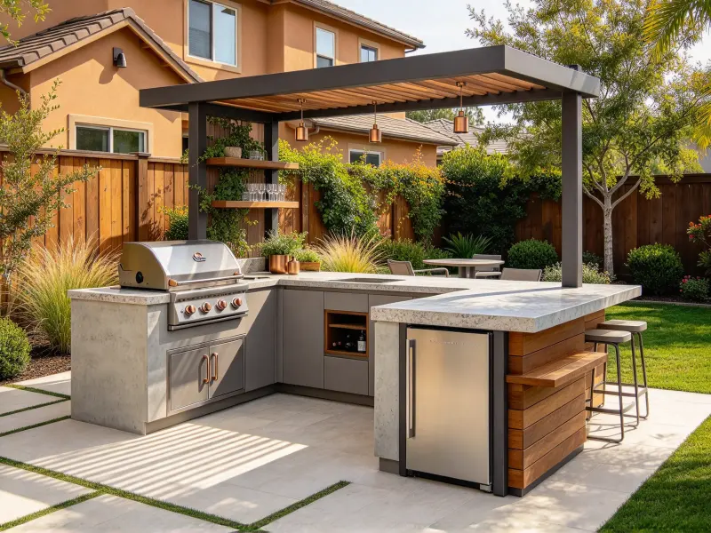 AI Outdoor Kitchen Design