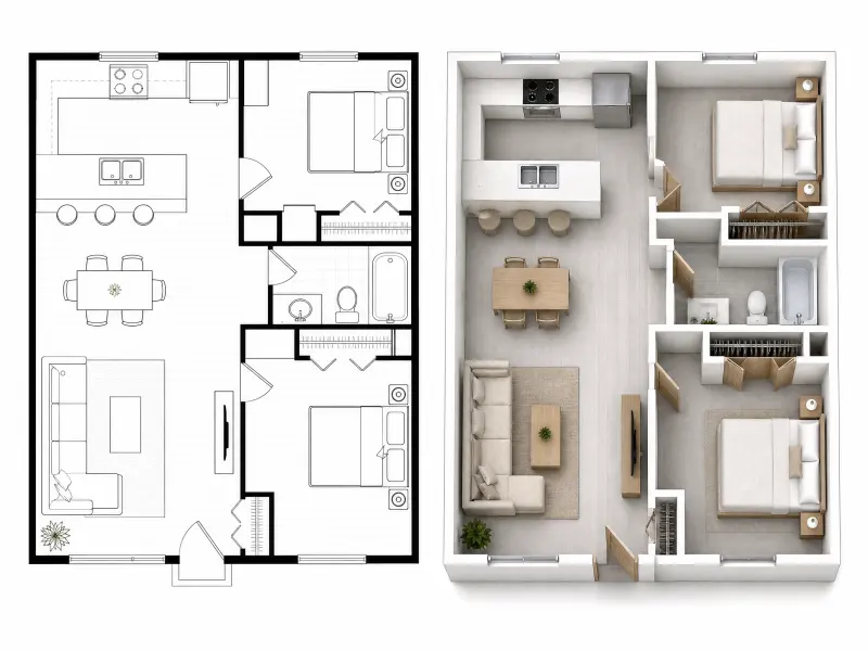 Floor Plan to 3D