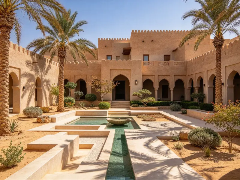 Arabian Desert Garden illustrative garden concept