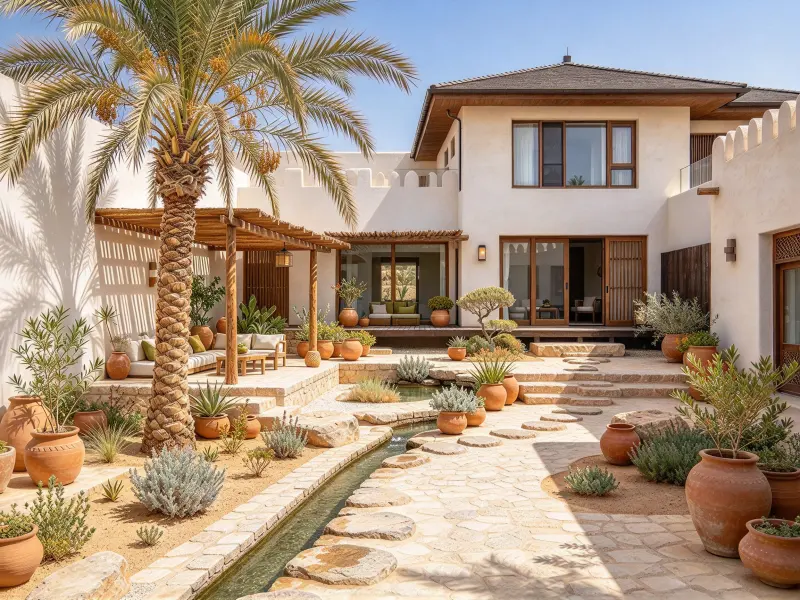 Omani Garden illustrative garden concept