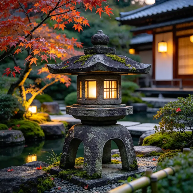Stone Lanterns garden inspiration