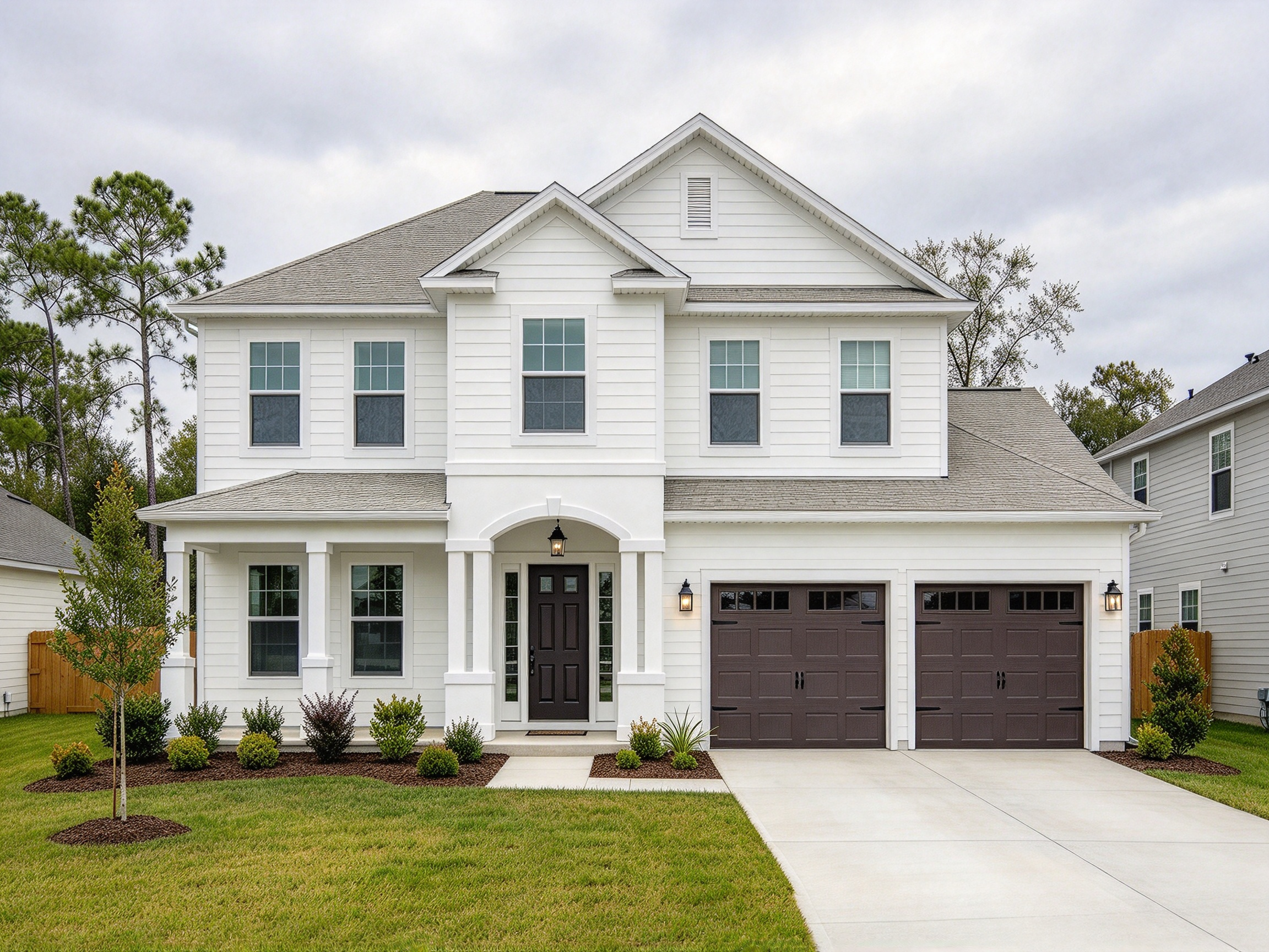 Original house exterior before automatic AI renovation